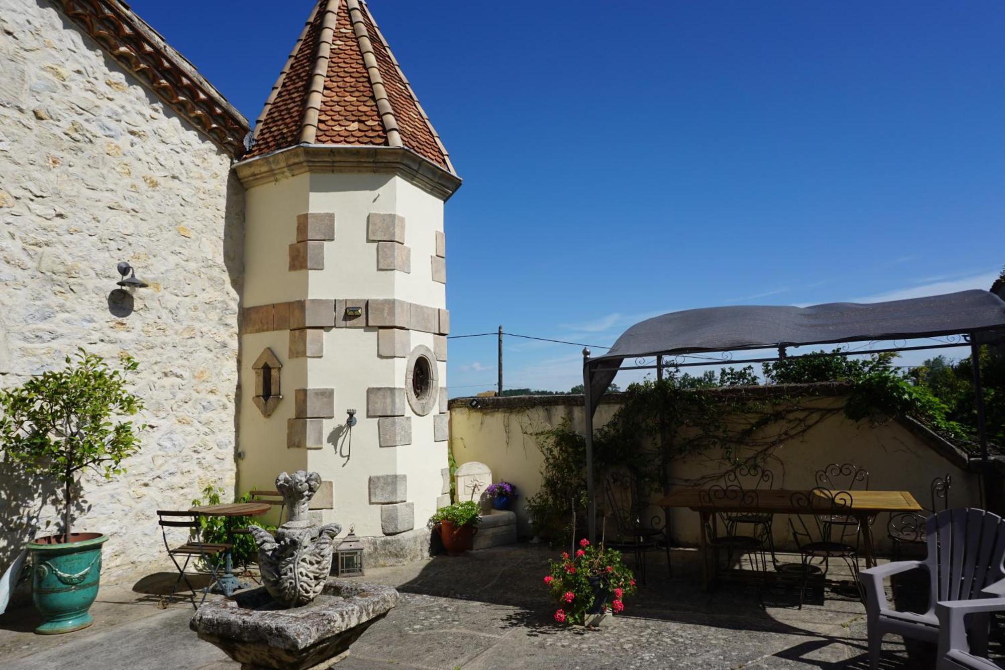 Bed and Breakfast Les Deux Tours Brignon Exteriér fotografie